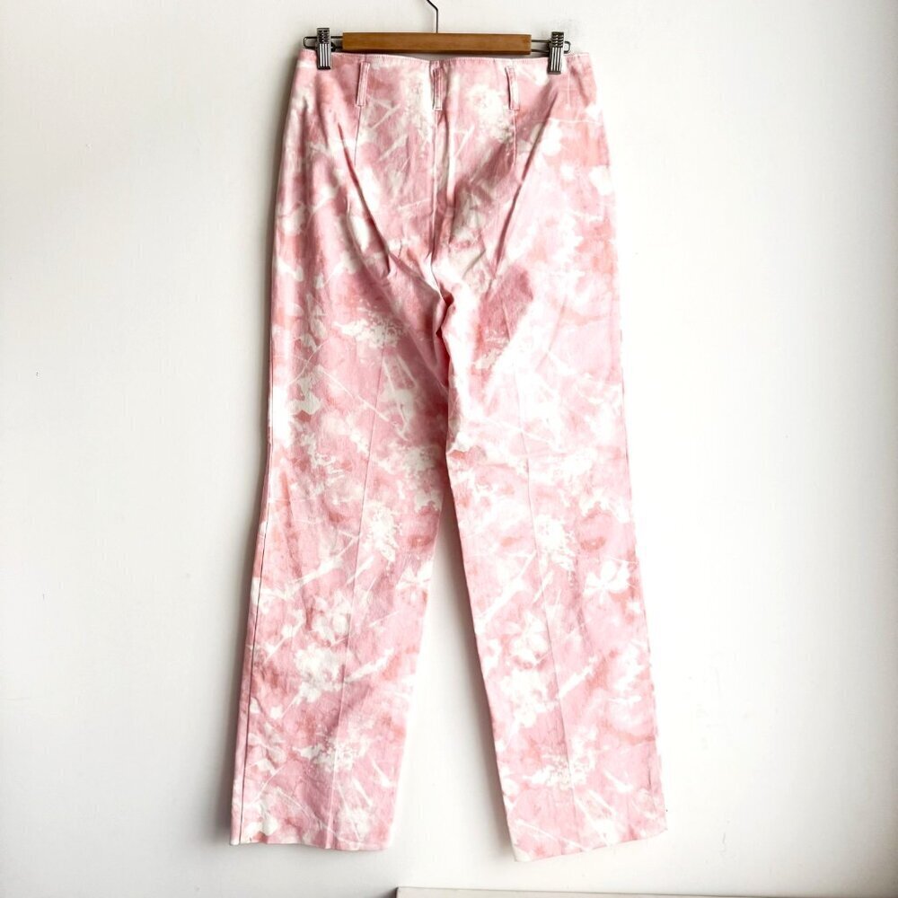 By Anthropologie Pink Tie Dye Jamie Trousers 28 - Picture 4 of 5